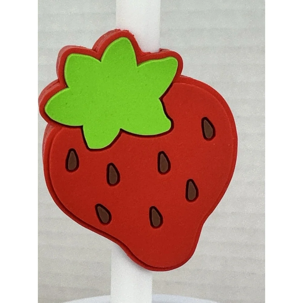 Strawberry Shortcake Tumbler Cup With Straw BPA Free Pink Red